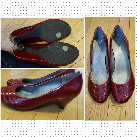 low heel wedge pumps